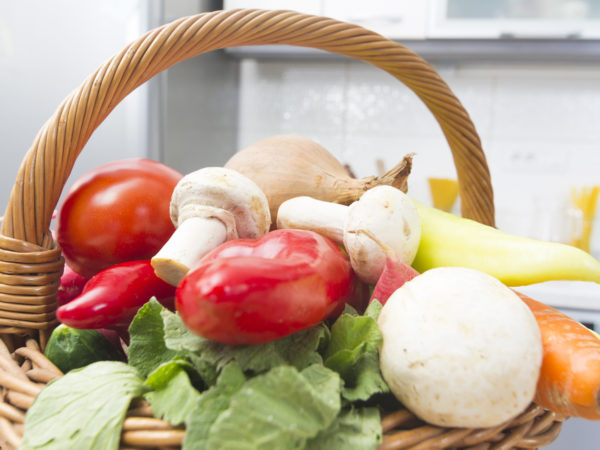 Basket of vegetables