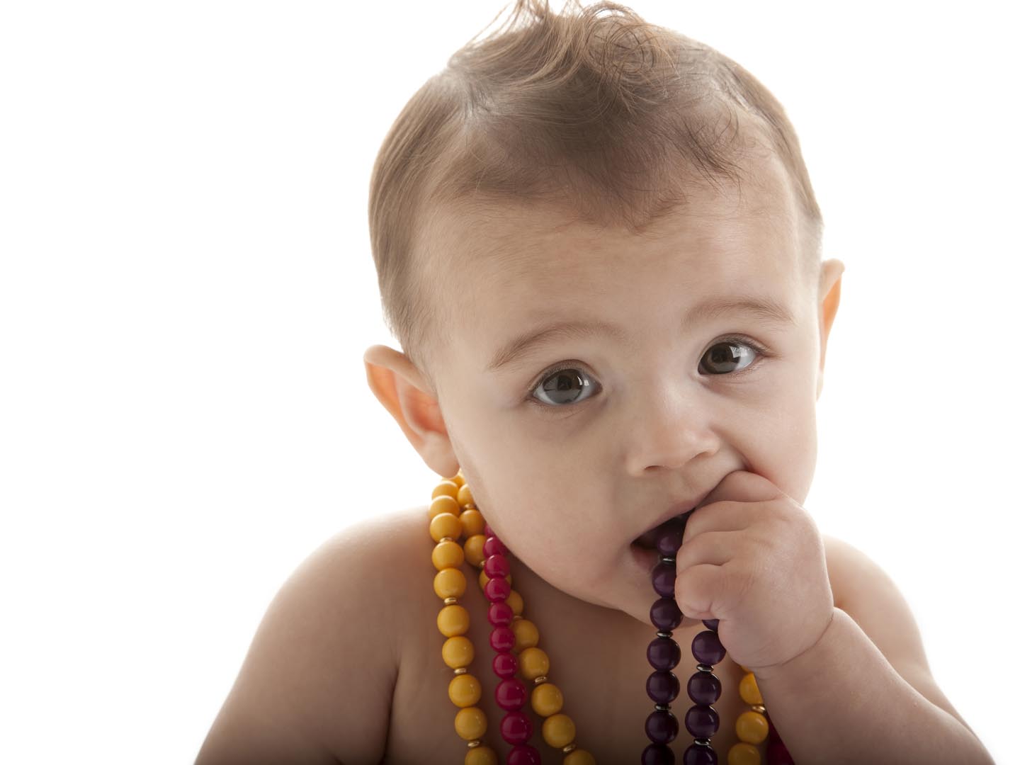 amber teething necklace