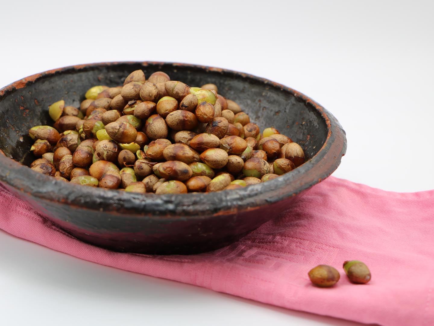 Roasted ginkgo berries